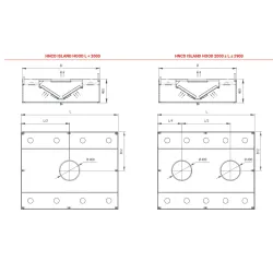 Centrinis ventiliacijos gaubtas su filtrais HNCD 1500