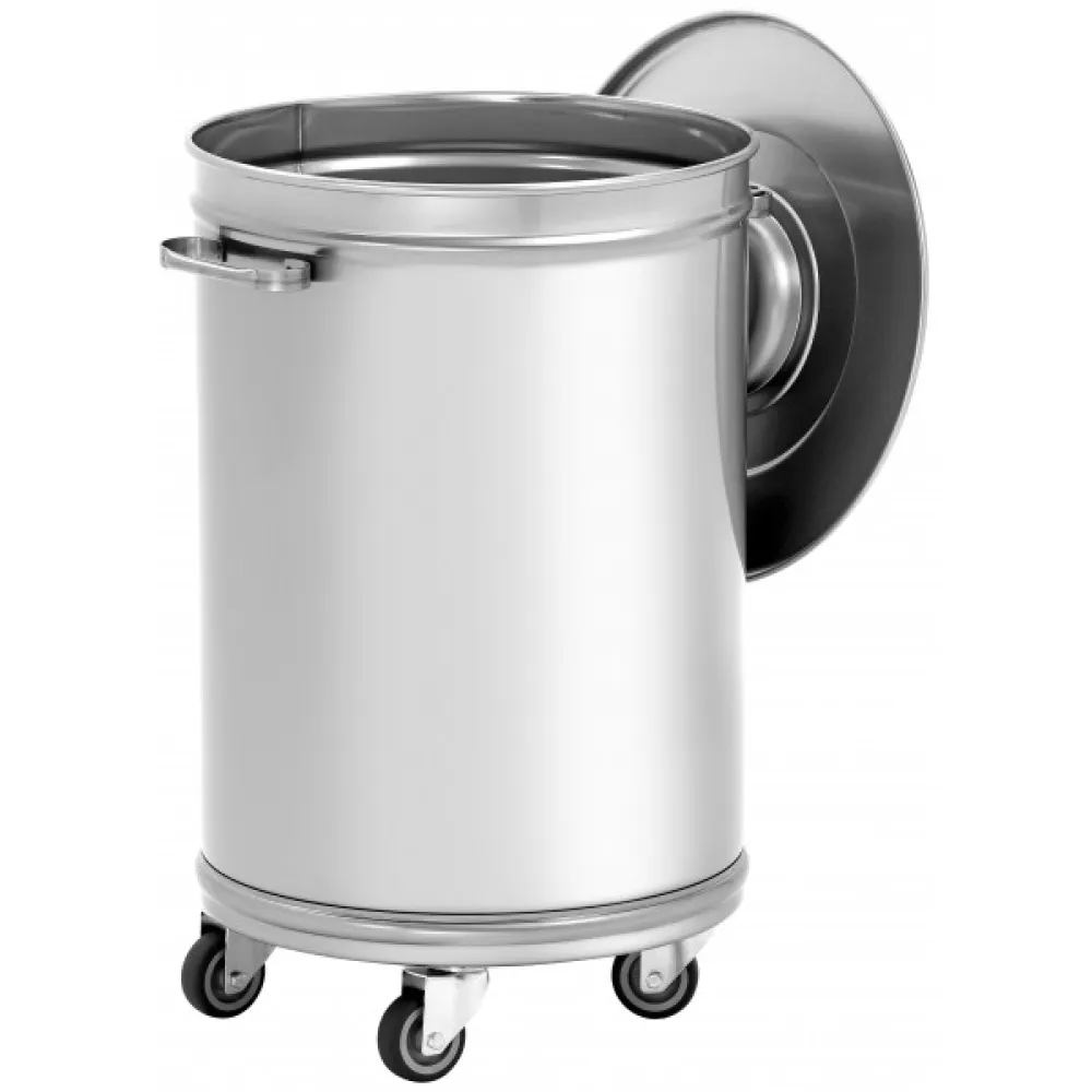 Урна для мусора из нержавеющей стали 56Л