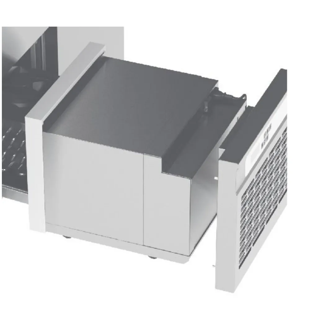 Барный холодильник с выдвижными ящиками