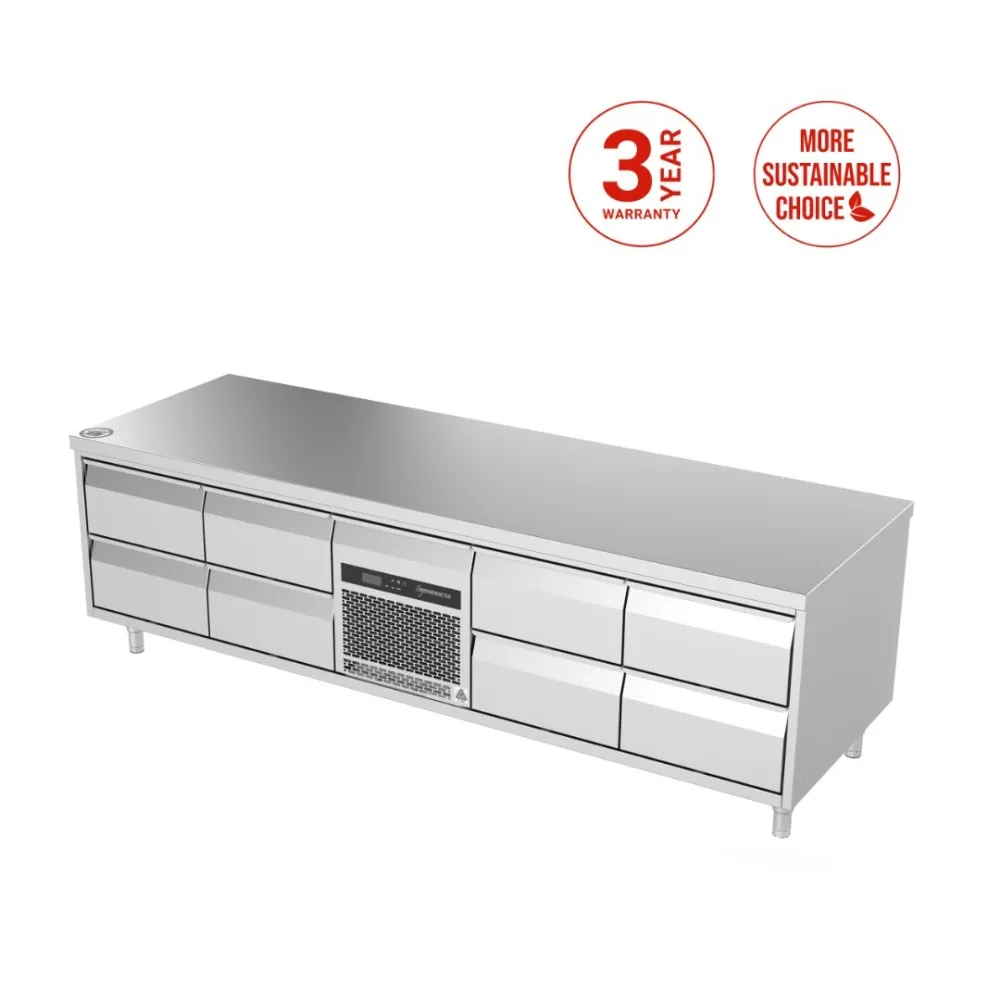 Низкий холодильный стол P428 для коммерческой кухни