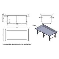 Šķirošanas galds Latvijas Pastam