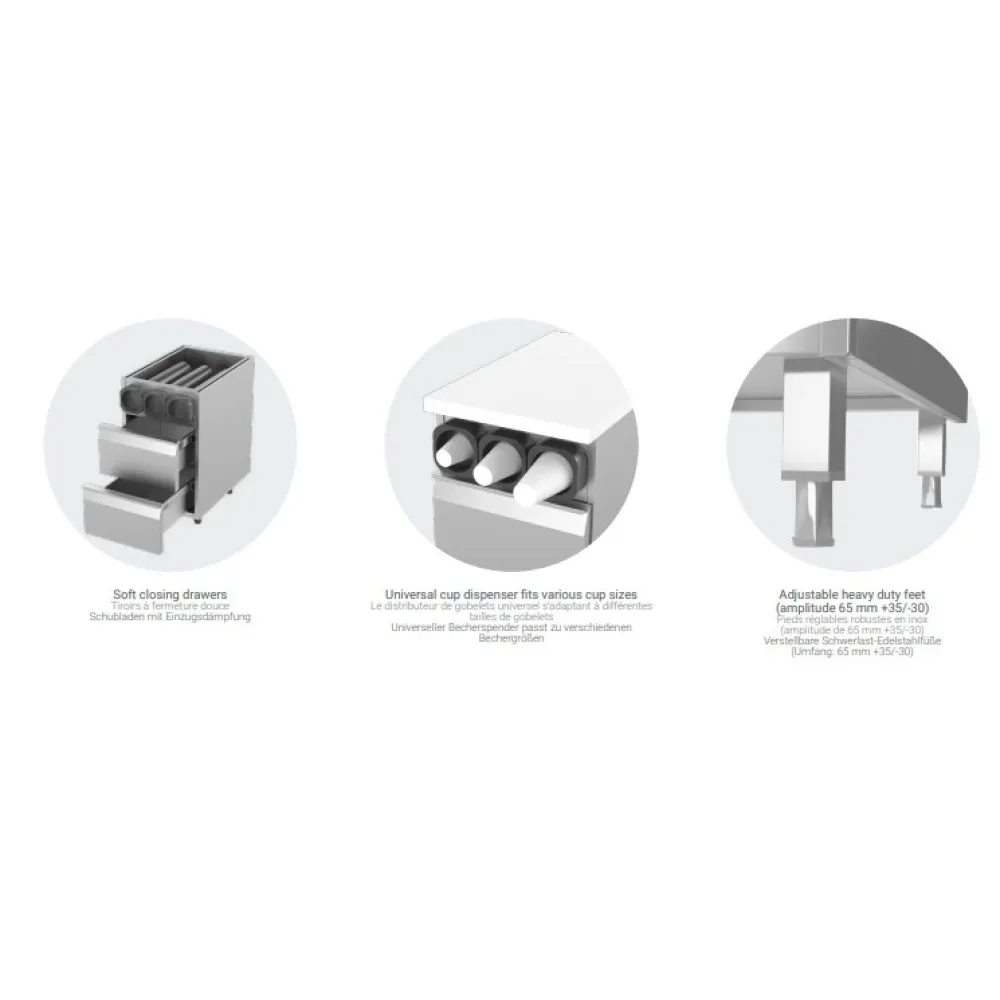 Kohvitopside Dispenseri Moodul 500 mm