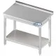Sturdy Steel Work Table with Shelf