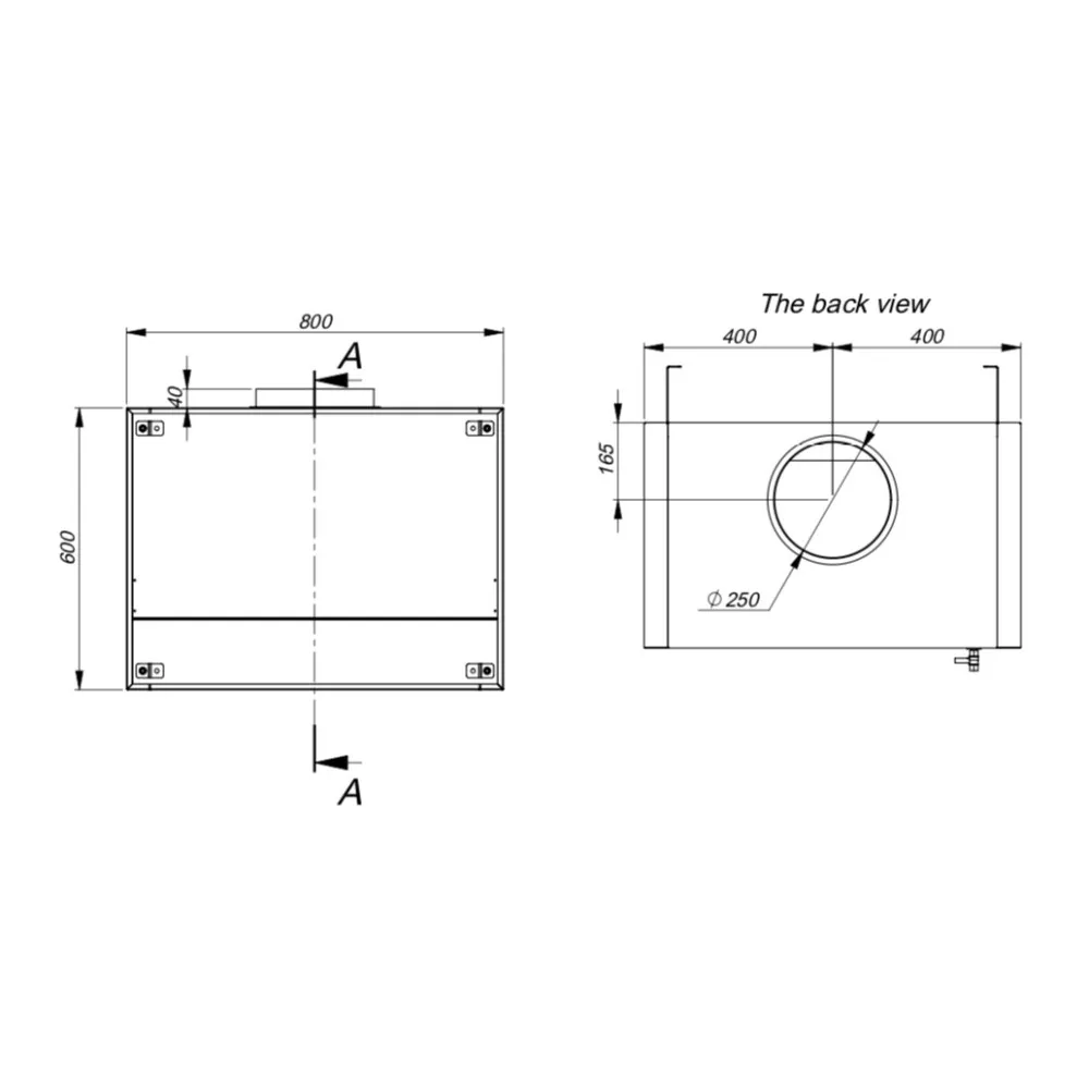 Projekts - N/T tvaika nosūcējs 800 - Elegants risinājums jūsu virtuvei
