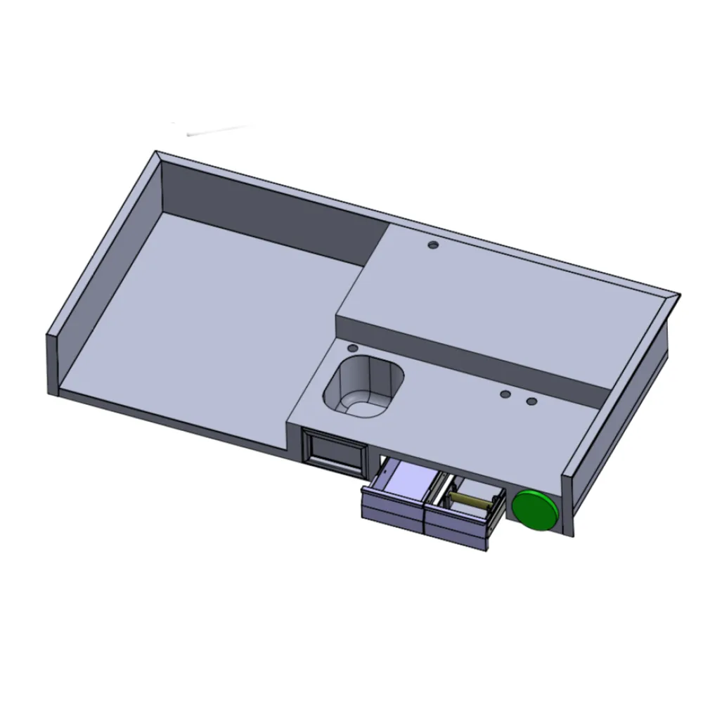 Projektai - Darbo paviršius su kriaukle