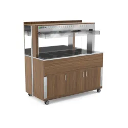 KUUM PIND KARASTETUD KLAASIST HALOGEENLAMPKÜTTEGA ATHENA 4 PC/HALO W