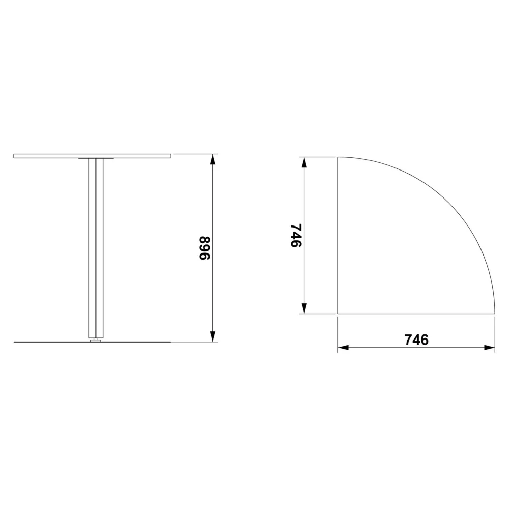 STŪRA MODULIS 90°AR IZLIEKUMU ATHENA A 90C
