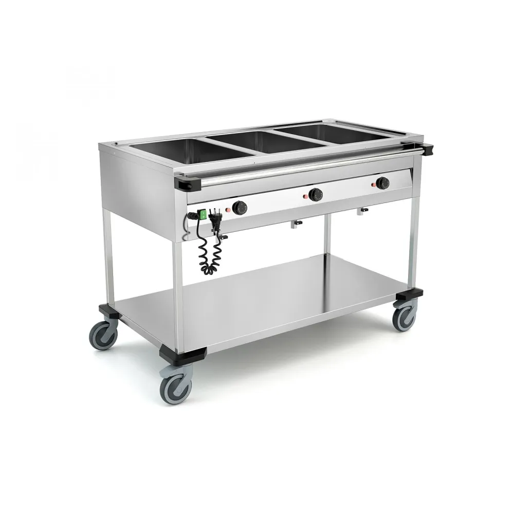 Chariot Bain-Marie 3 GN1/1 COMPASS