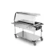 Premium Bain-Marie Trolley with LED Illumination – 3 GN1/1
