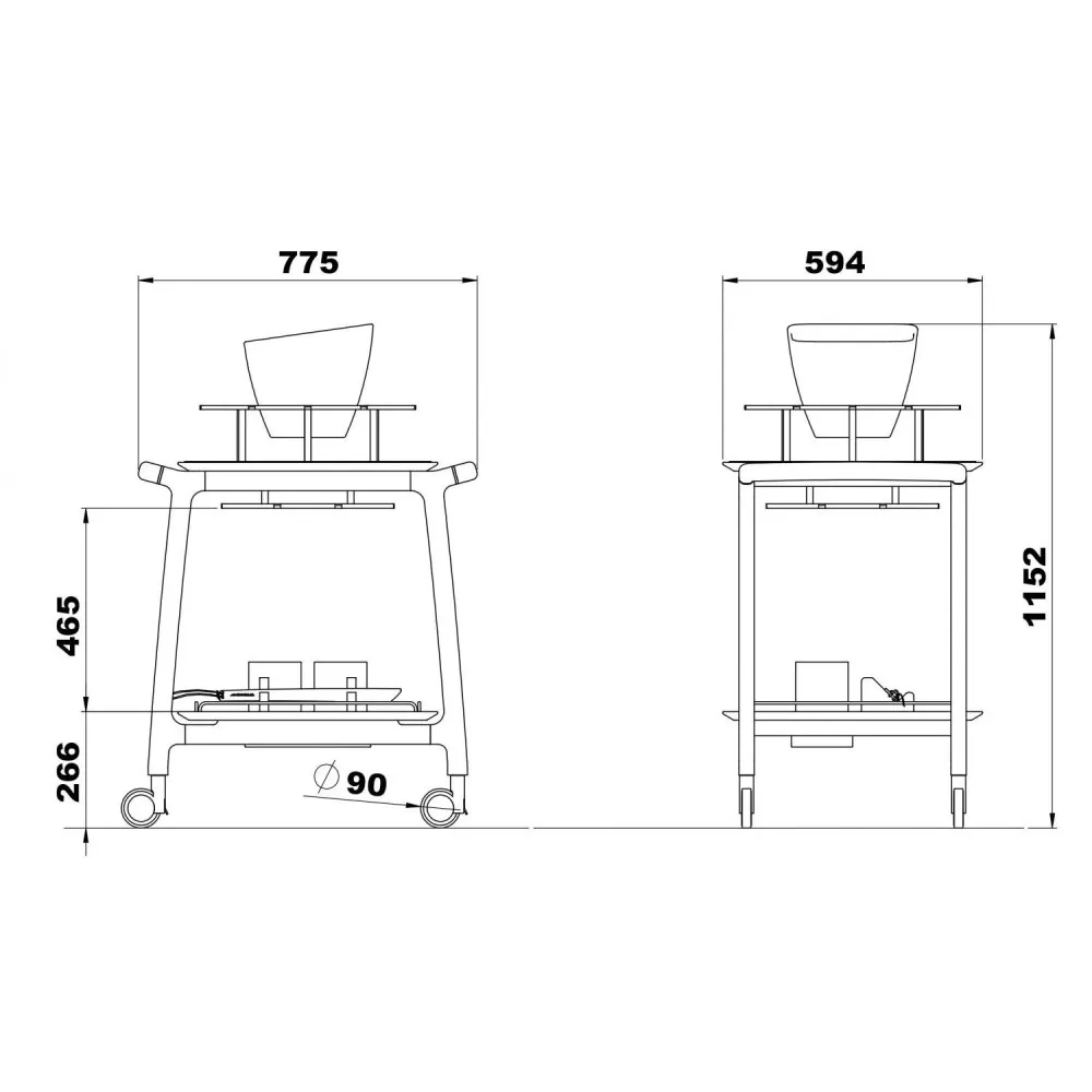 Arianne Bolle Šampaninio Vežimėlis