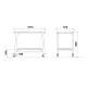 Arianna 2-Tier Wooden Serving Trolley