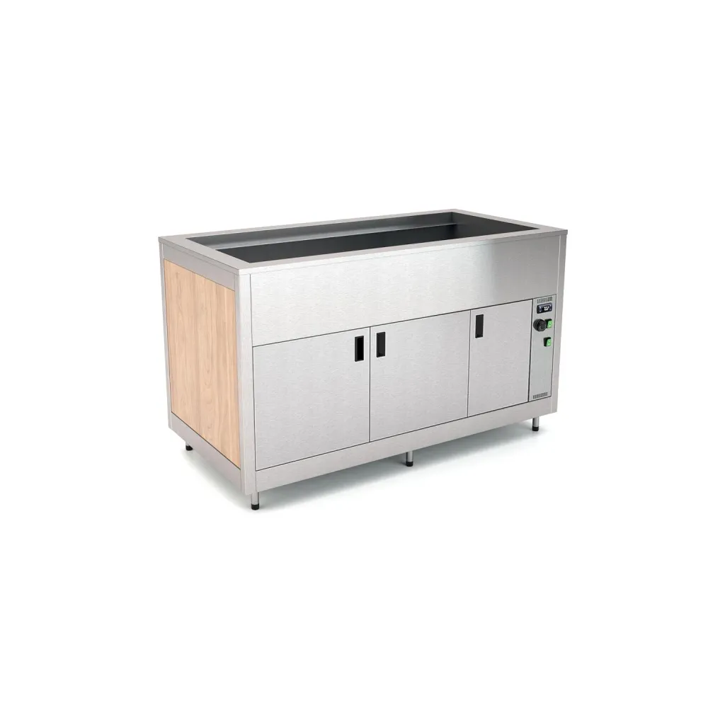 Buffet Chauffant Bain-Marie Ventilé OMNIA 2BM/SC