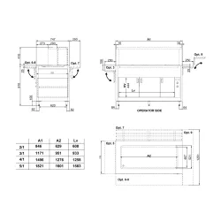 ROOTSI LAUD SOOJENDUSEGA ROOSTEVABAST TERASEST PEALISPINNAGA JA ALUMINE SEKTSIOON VENTILAATORIGA KÜTTEGA OMNIA 3PC-IN/SC