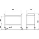HIRA 500 M2 Serving Trolley