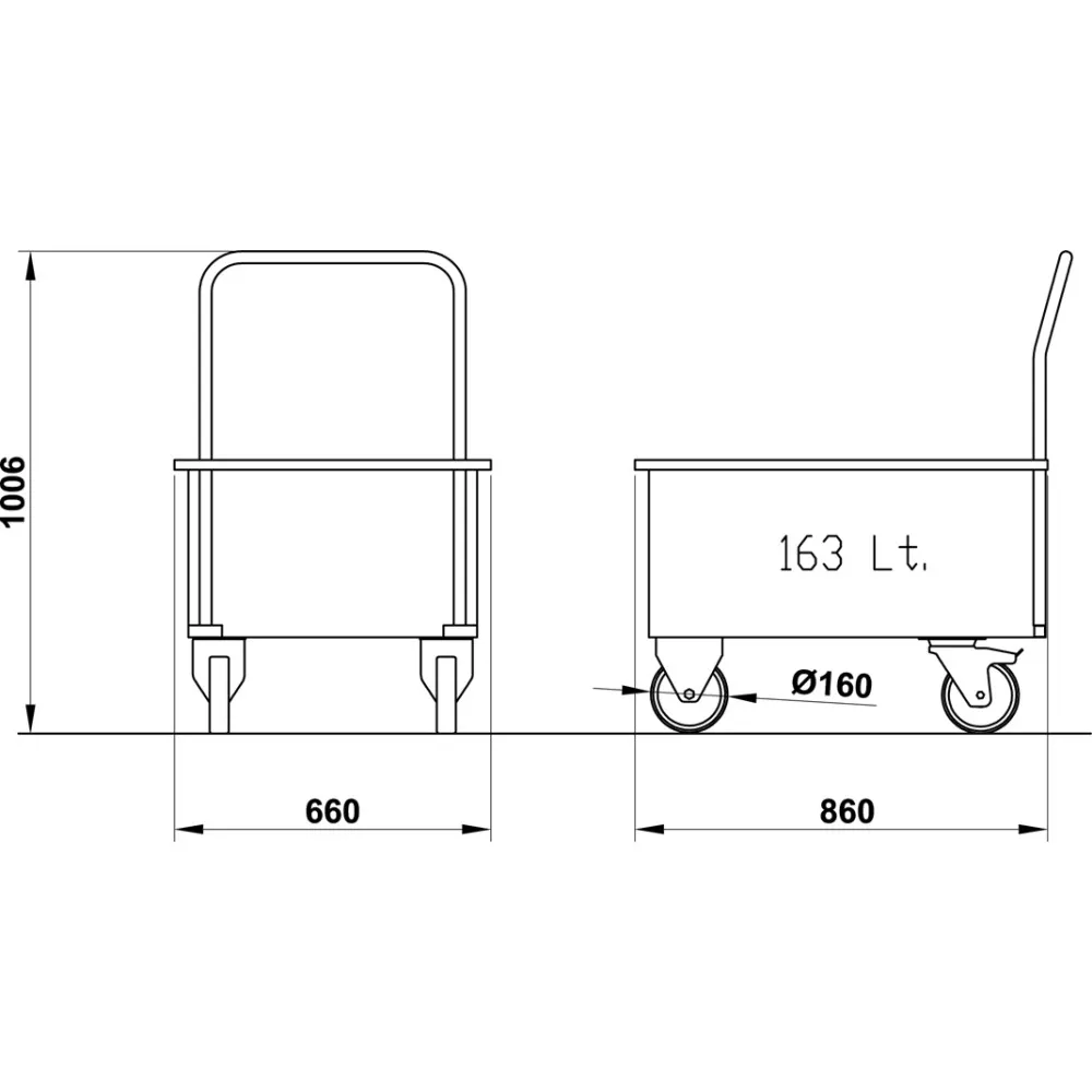 Chariot Évier Professionnel TETI