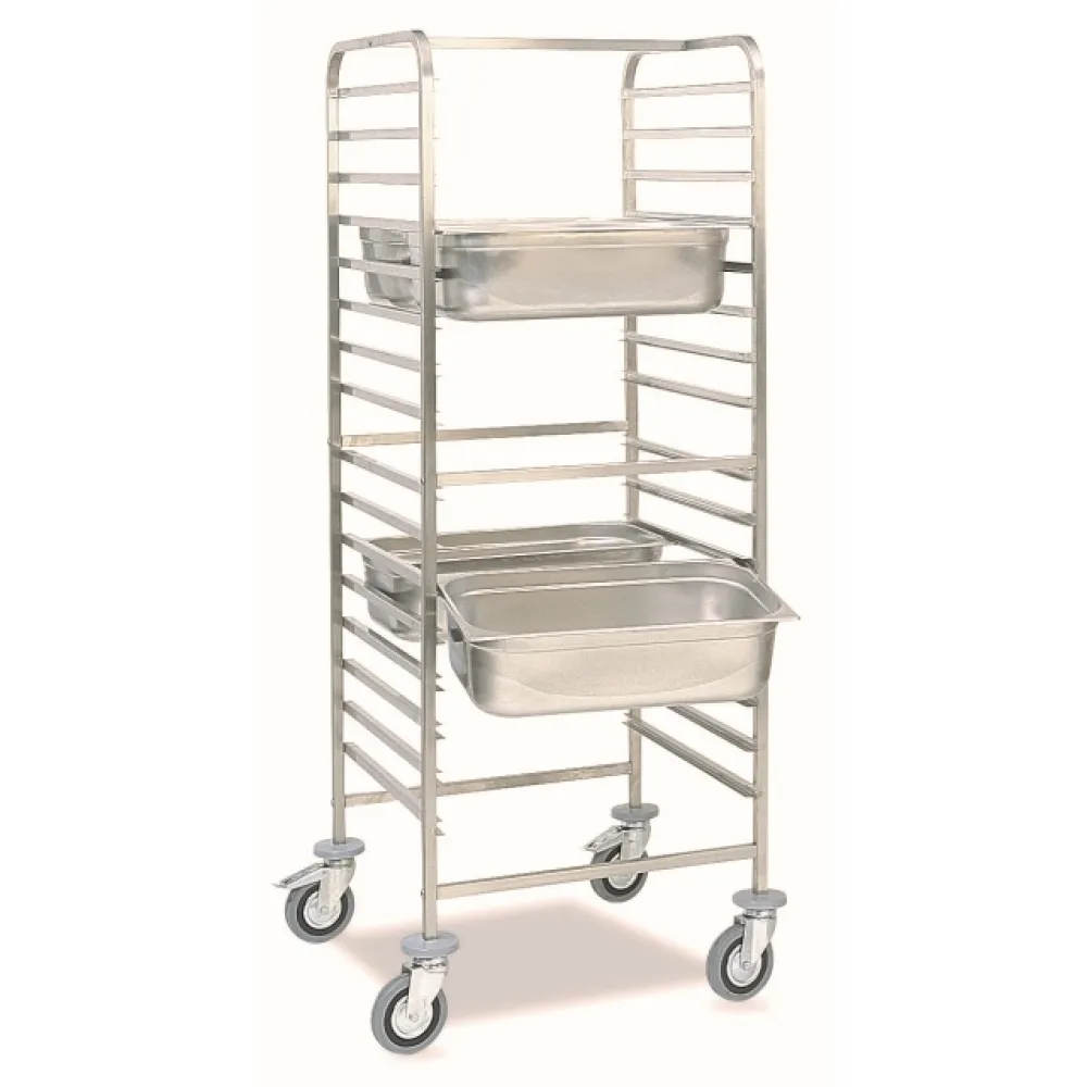 Chariot de Rangement pour Plateaux VEGA GN2/1 C16