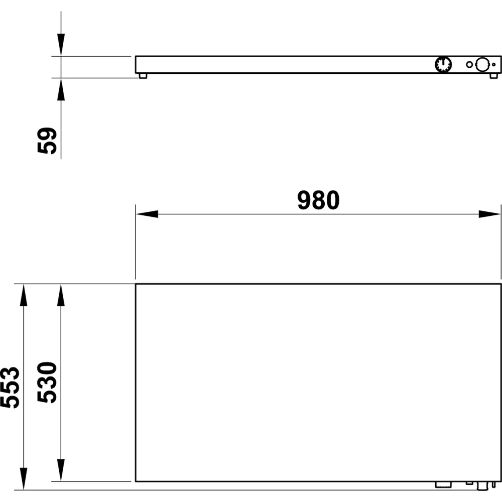 Нагревательная поверхность VULCANO 3/1