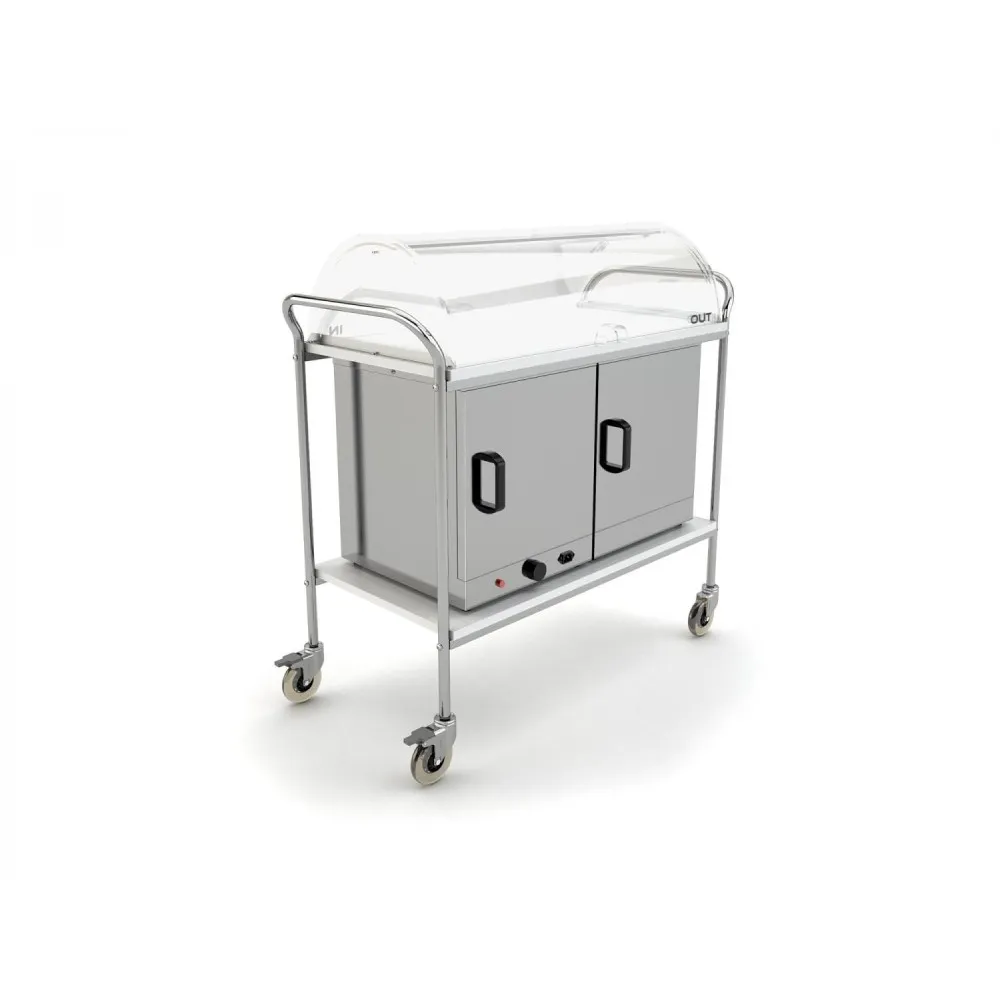 HIRA Clear Serving Trolley