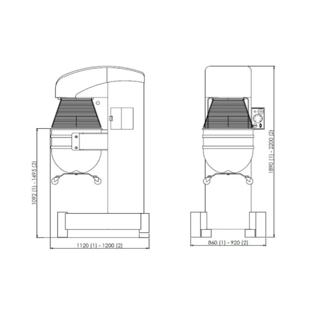 Mélangeur Planétaire BULL B100