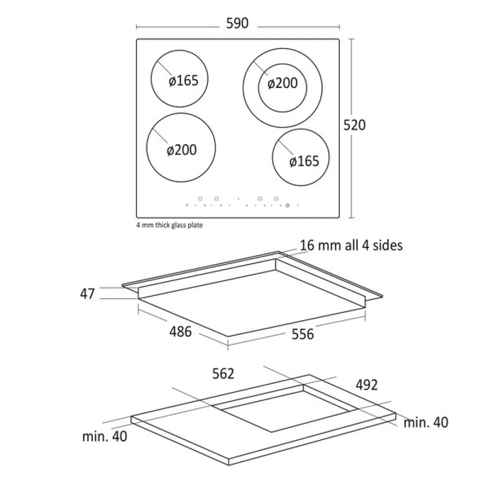 K 62 Ceramic Cooktop