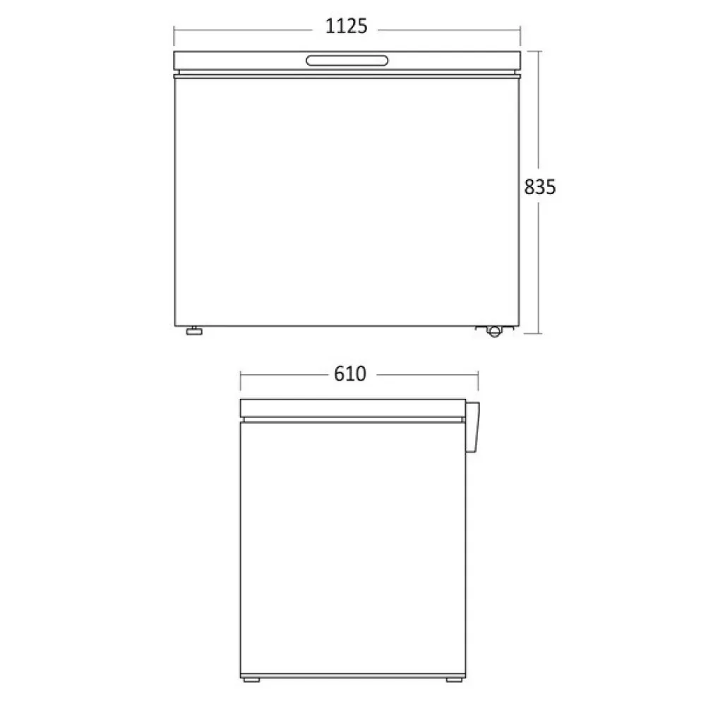 CF 300 W Saldētava Kaste