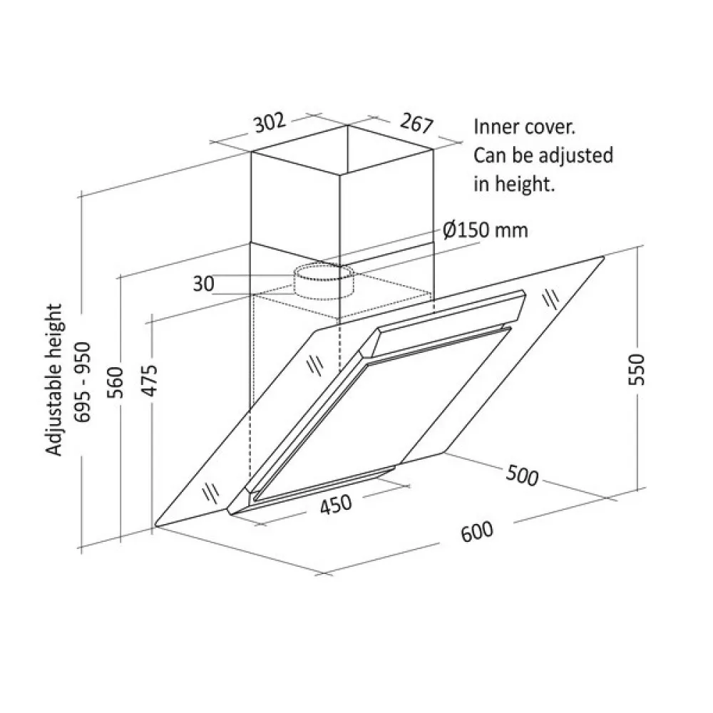 Stiilne Seinakubu EMV 605