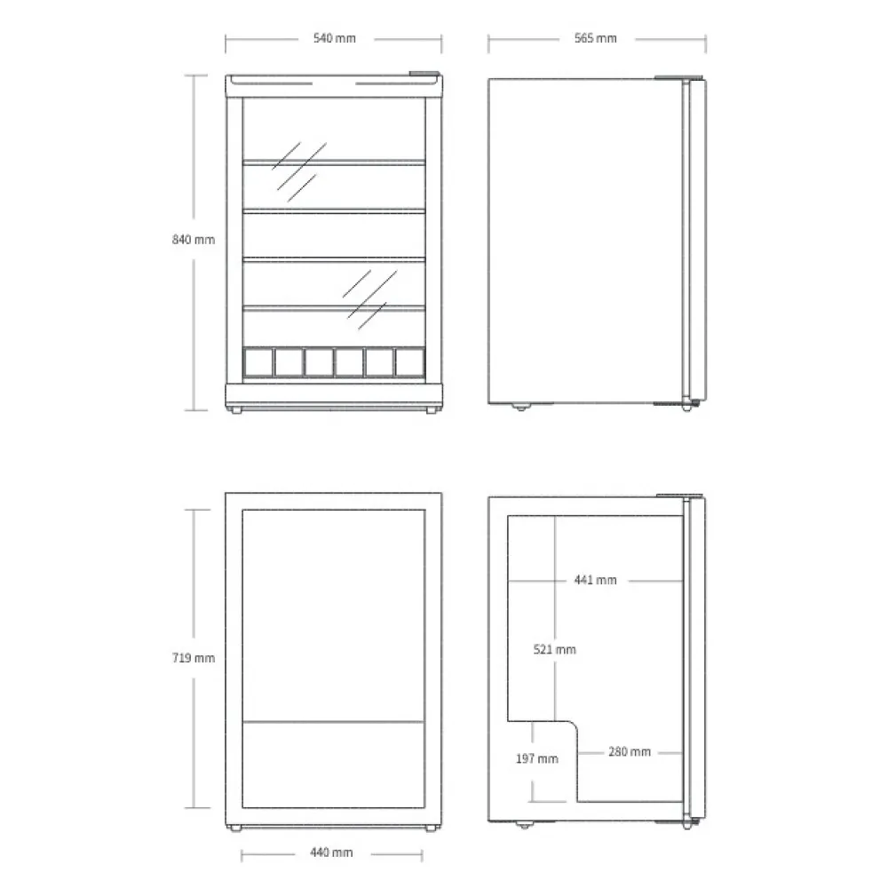 Réfrigérateur Coca-Cola Highcube - 130 Litres