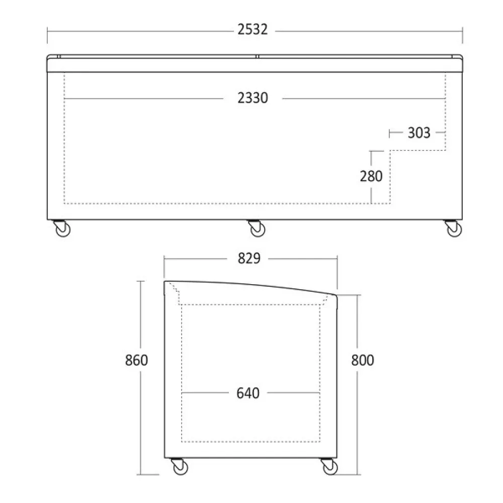 Vitrine Réfrigérée SIF 900 C