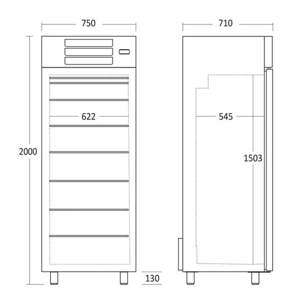 GUF600W Sügavkülmik