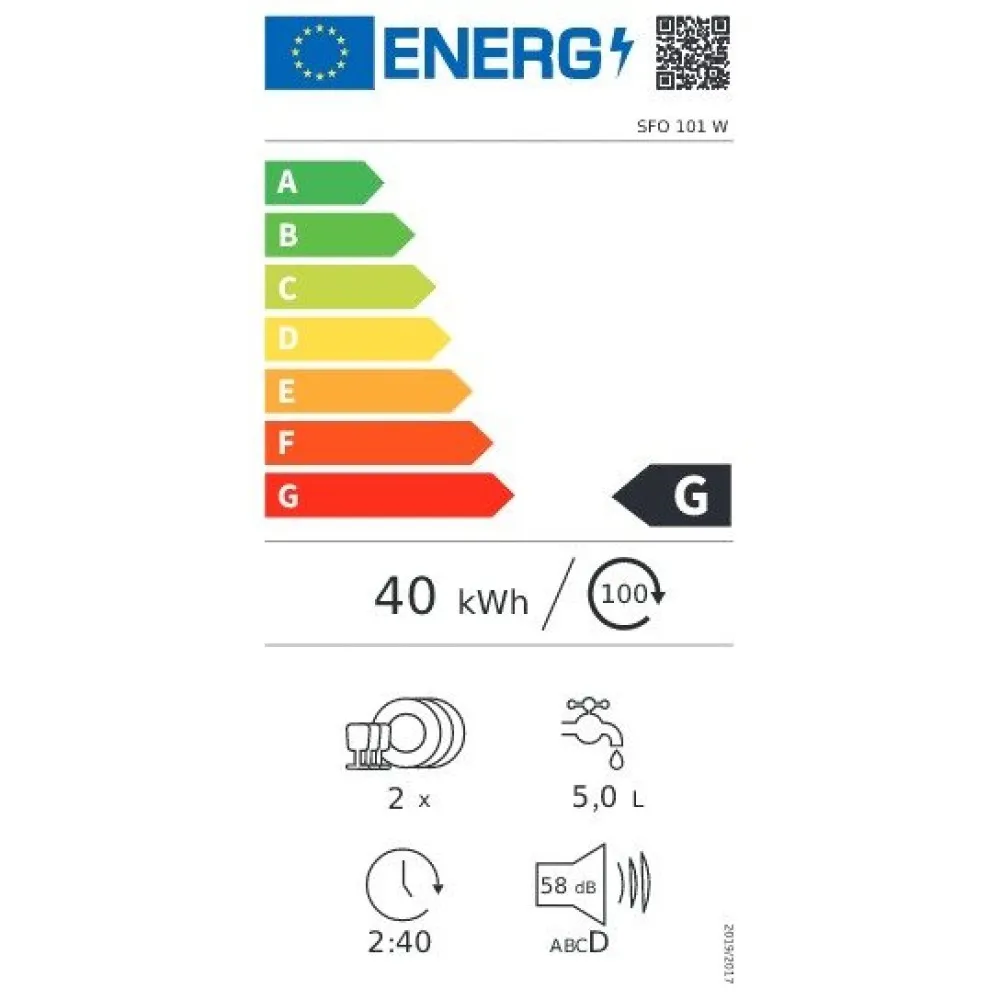 Nõudepesumasin SFO 101 W