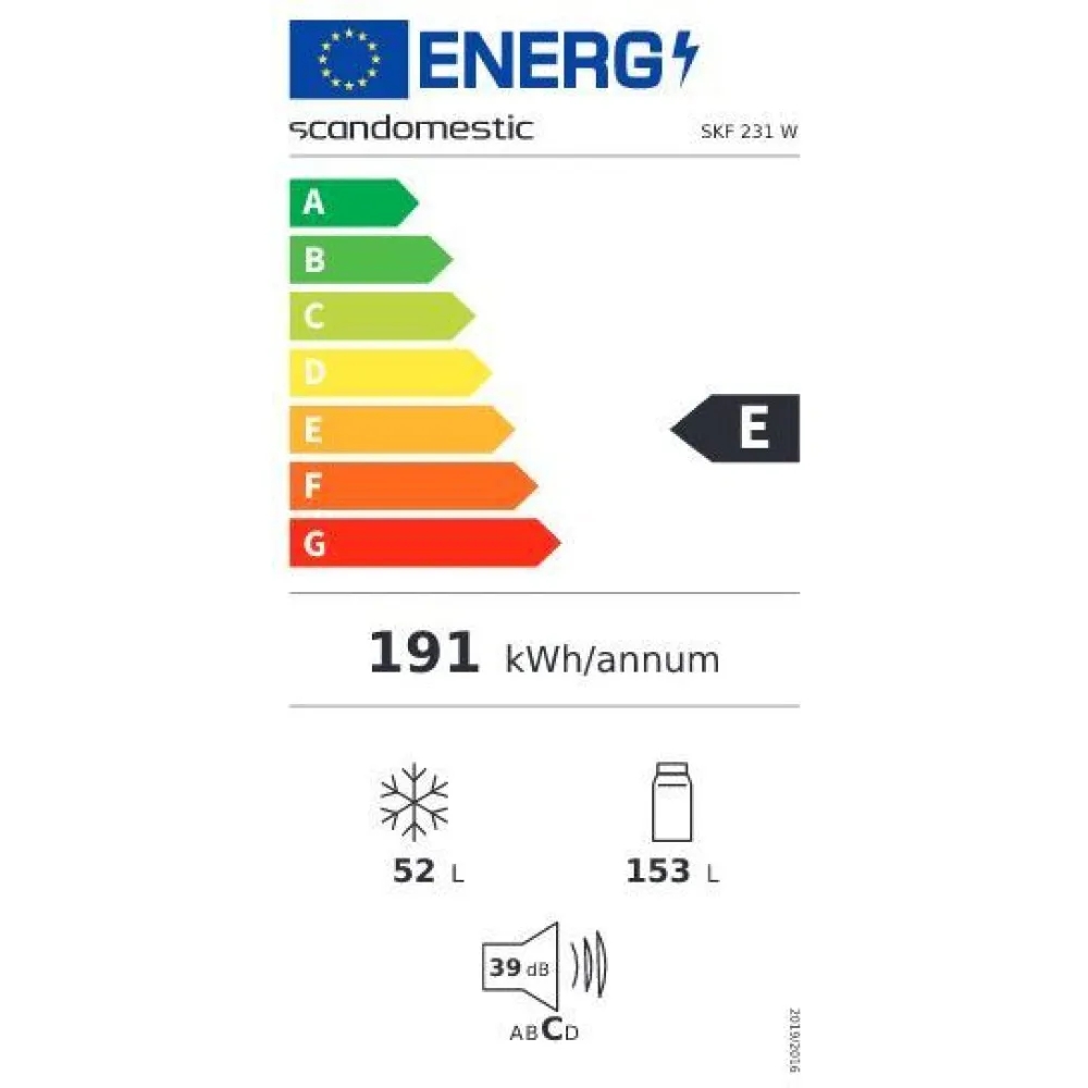 Kombineeritud külmik SKF 231 W