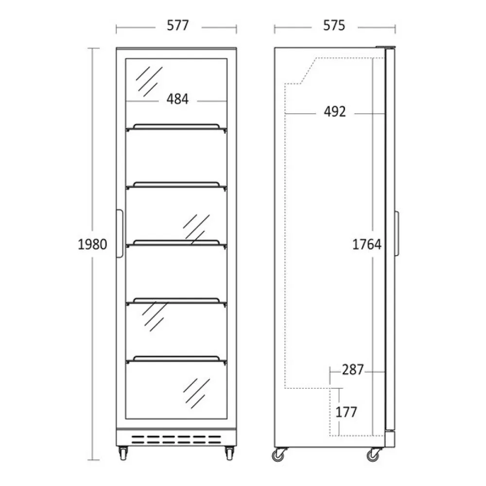 Réfrigérateur d'affichage SD430BE