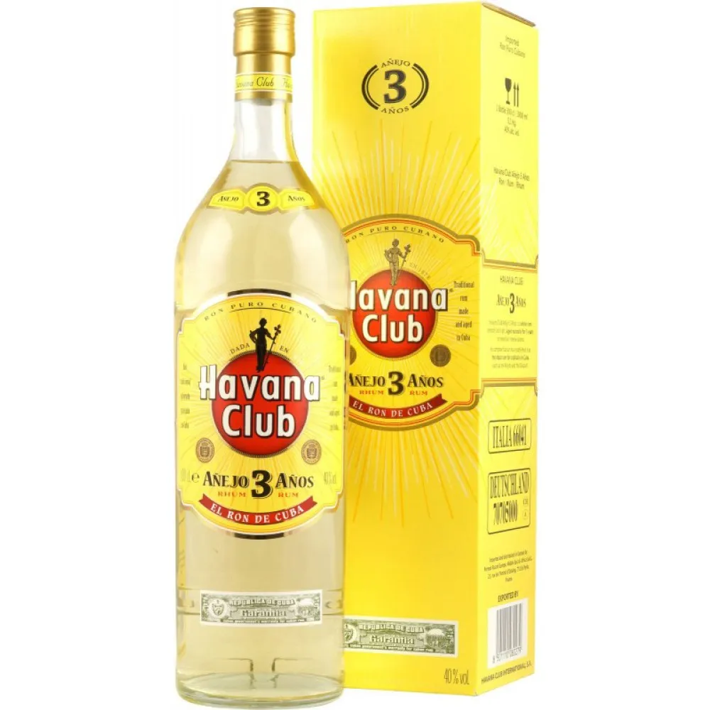 Havana Club 3 Y.O. Rum 1.0L
