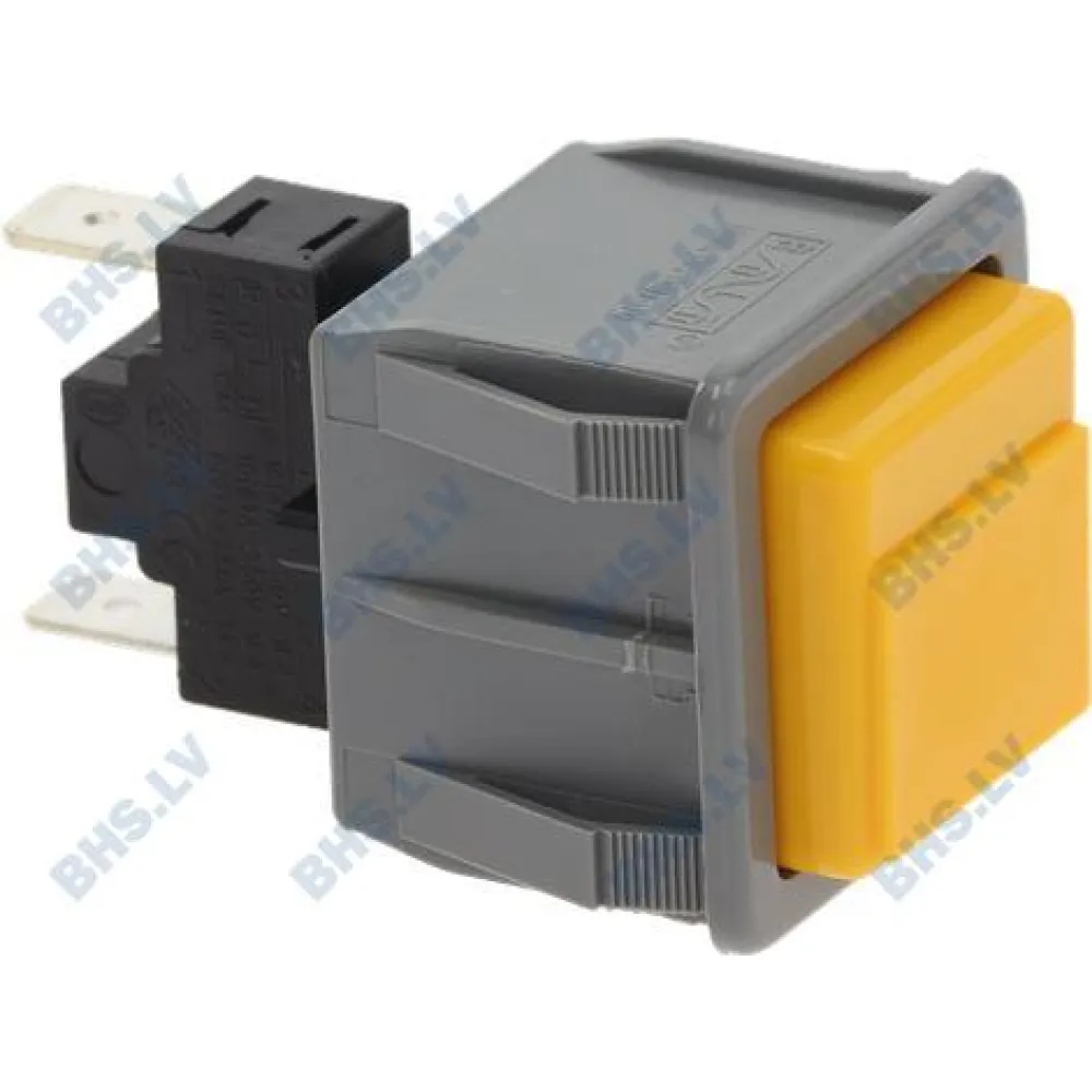 Geltonas monopolarinis jungiklis ROLD E2009