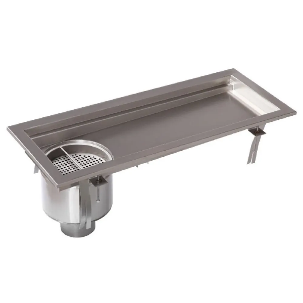 Šoniniu sifonu drenažo kanalai 1000 x 300 mm