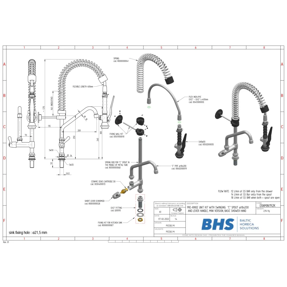 ERA192K Dušikomplekt - Täiuslik valik teie köögi jaoks