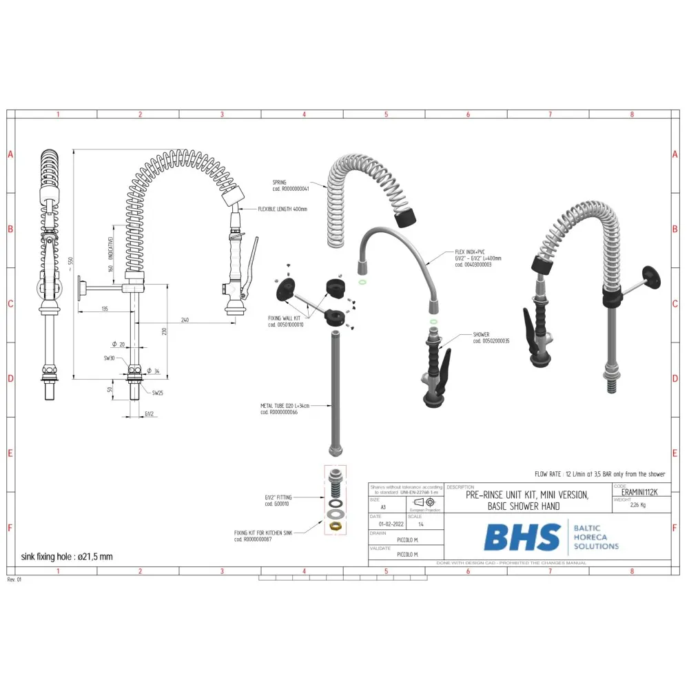 ERA112K Dušikomplekt – Mini Versioon