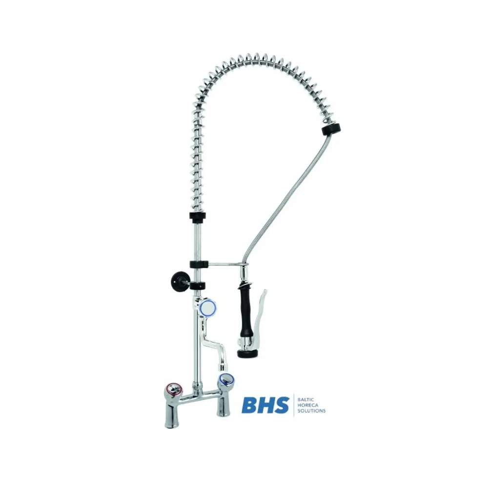 Moderna dušas maisītājs ar divām izvadiem