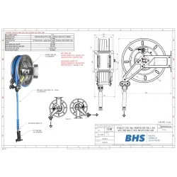 Wall mounted hose reels SR32A