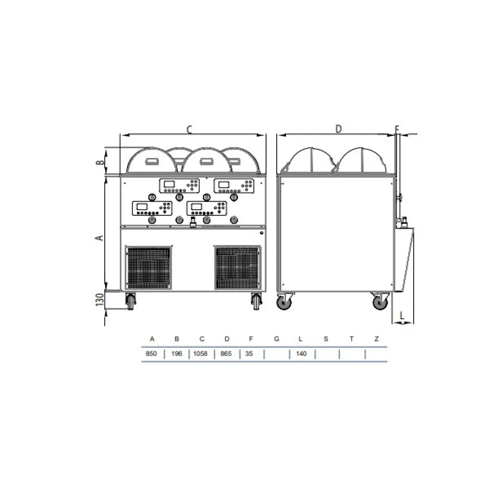 Saldējuma ražošanas iekārta - GLS4 LX