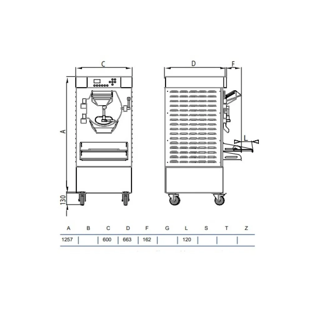 Skaitmeninis ledo kremų gamintojas HSX800