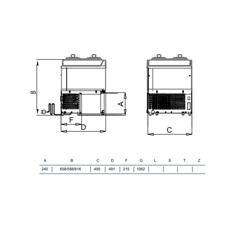 V420CFI Ledų Saugojimo Vitrina