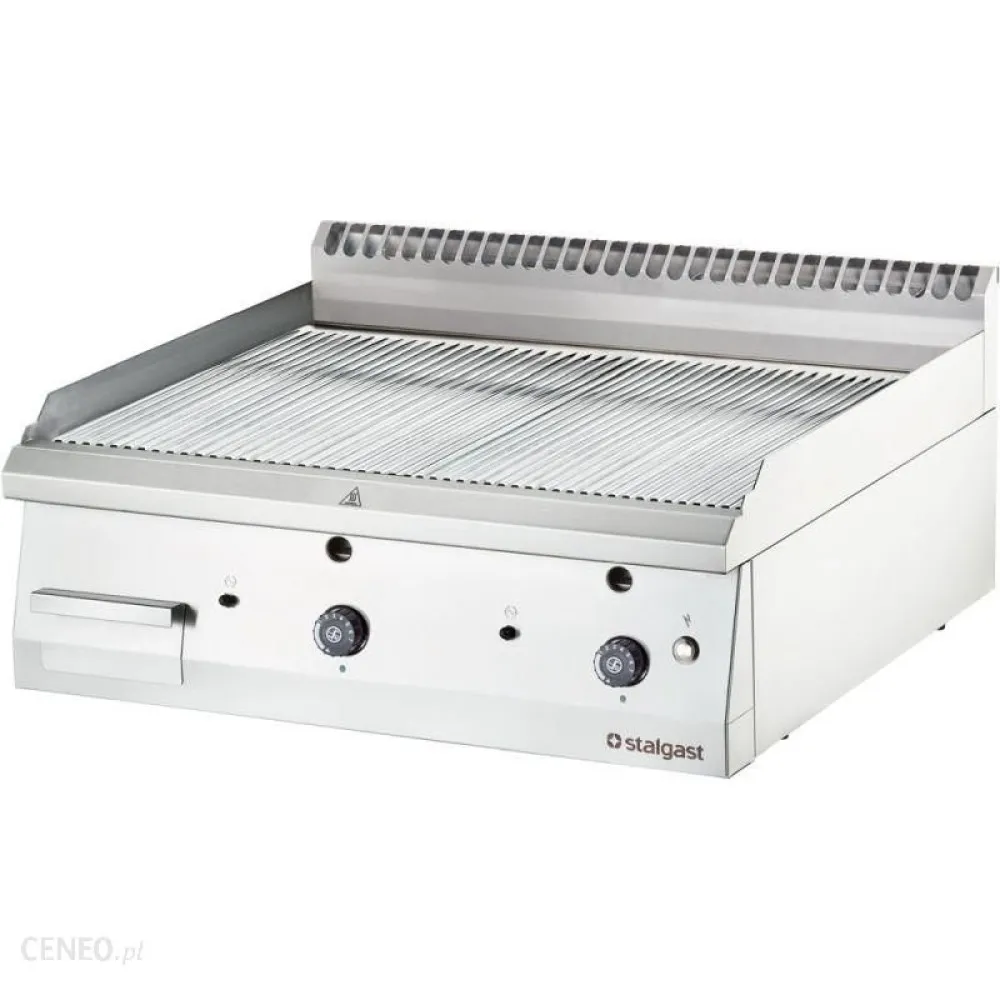 Premium Double Gas Grill Countertop 13kW with Ribbed Cooking Surface
