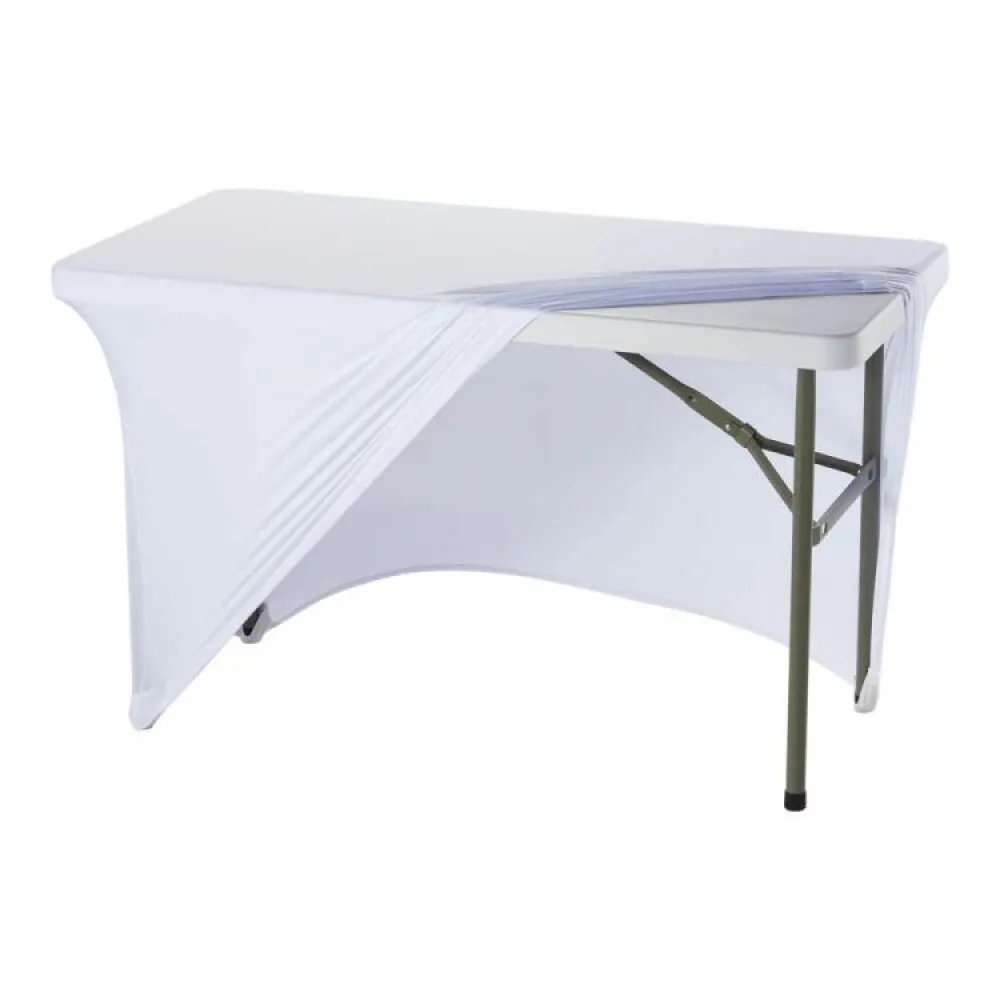 Housse de table de banquet – blanche