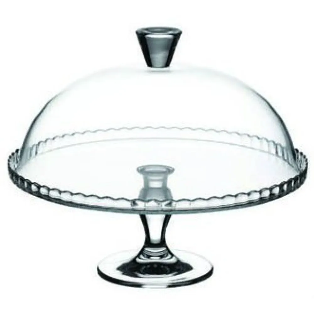 Stiklinis ovalus stovas su dangčiu Ø 260-130 mm