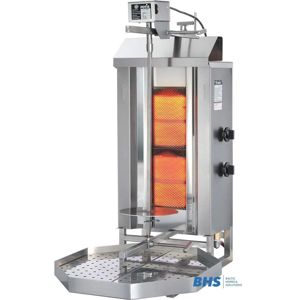 Gaasikebabimasin GD2/S – Professionaalne Güroskoop Grill