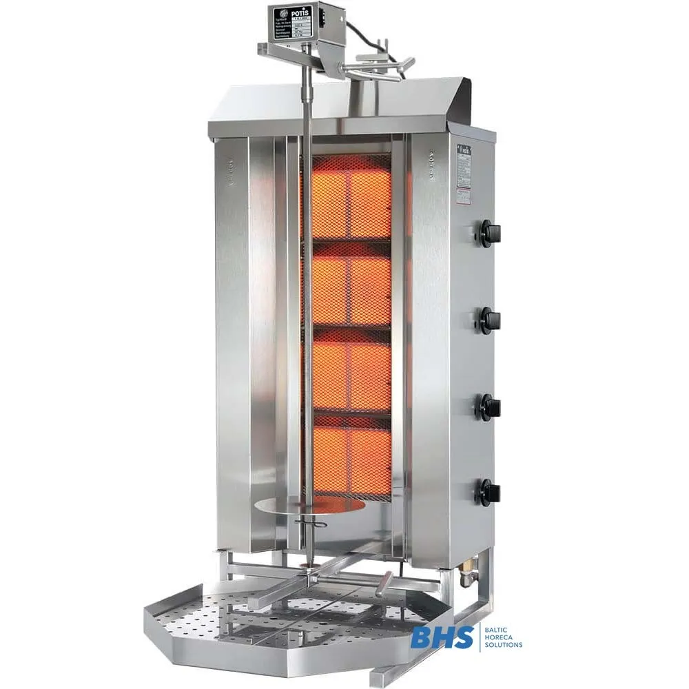 Gaasikebabimasin GD4/S – Tõhus ja Kompaktne Grill