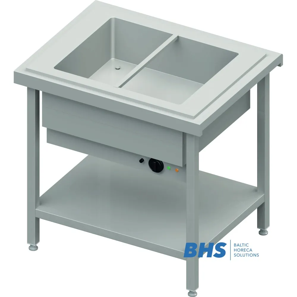 Мармит двухсекционный 2xGN1/1 с общей камерой