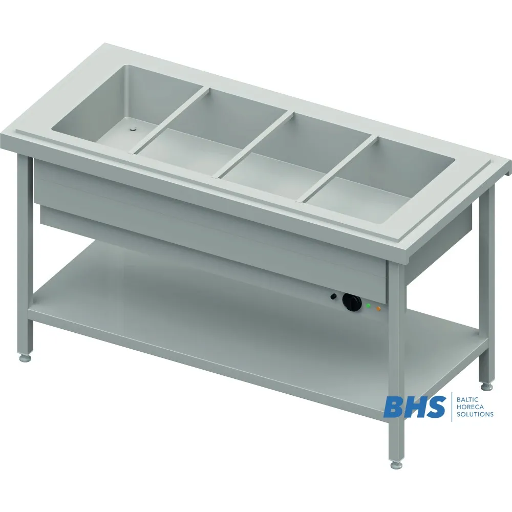 Premium Hot Chafing Dish with Single Compartment 4xGN1/1