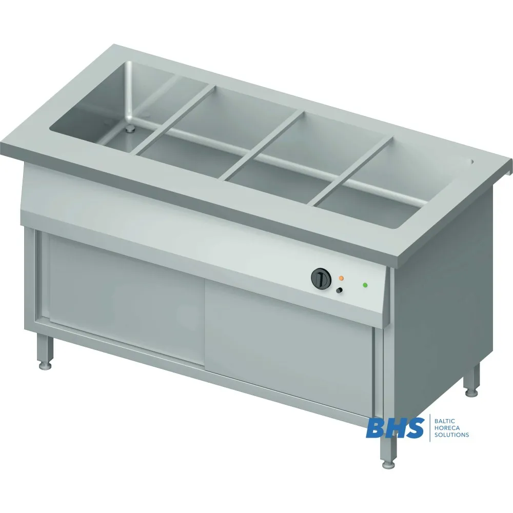 Premium Cold Chafing Dish 4 GN1/1 with Storage Compartment